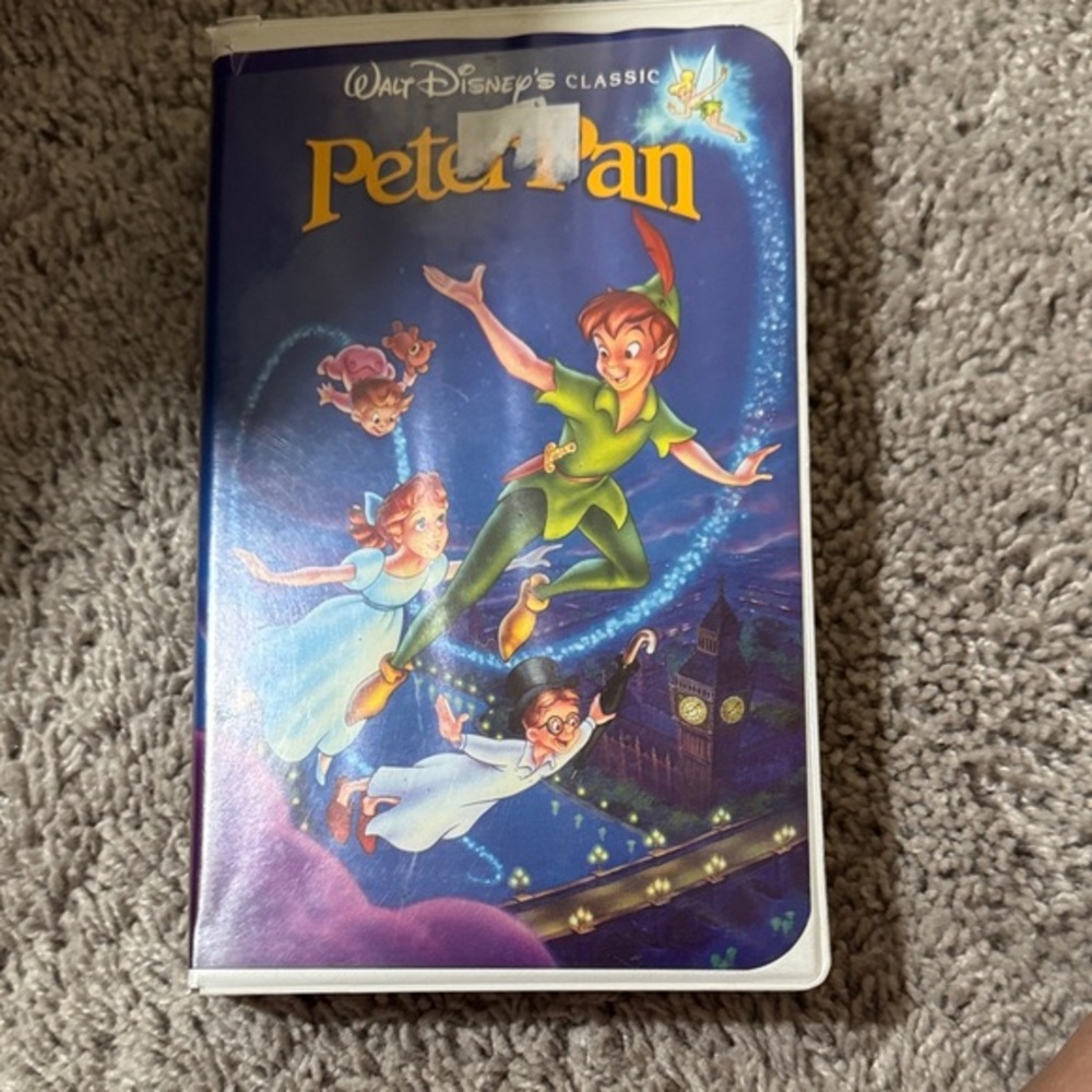 Disney Peter Pan VHS Tape